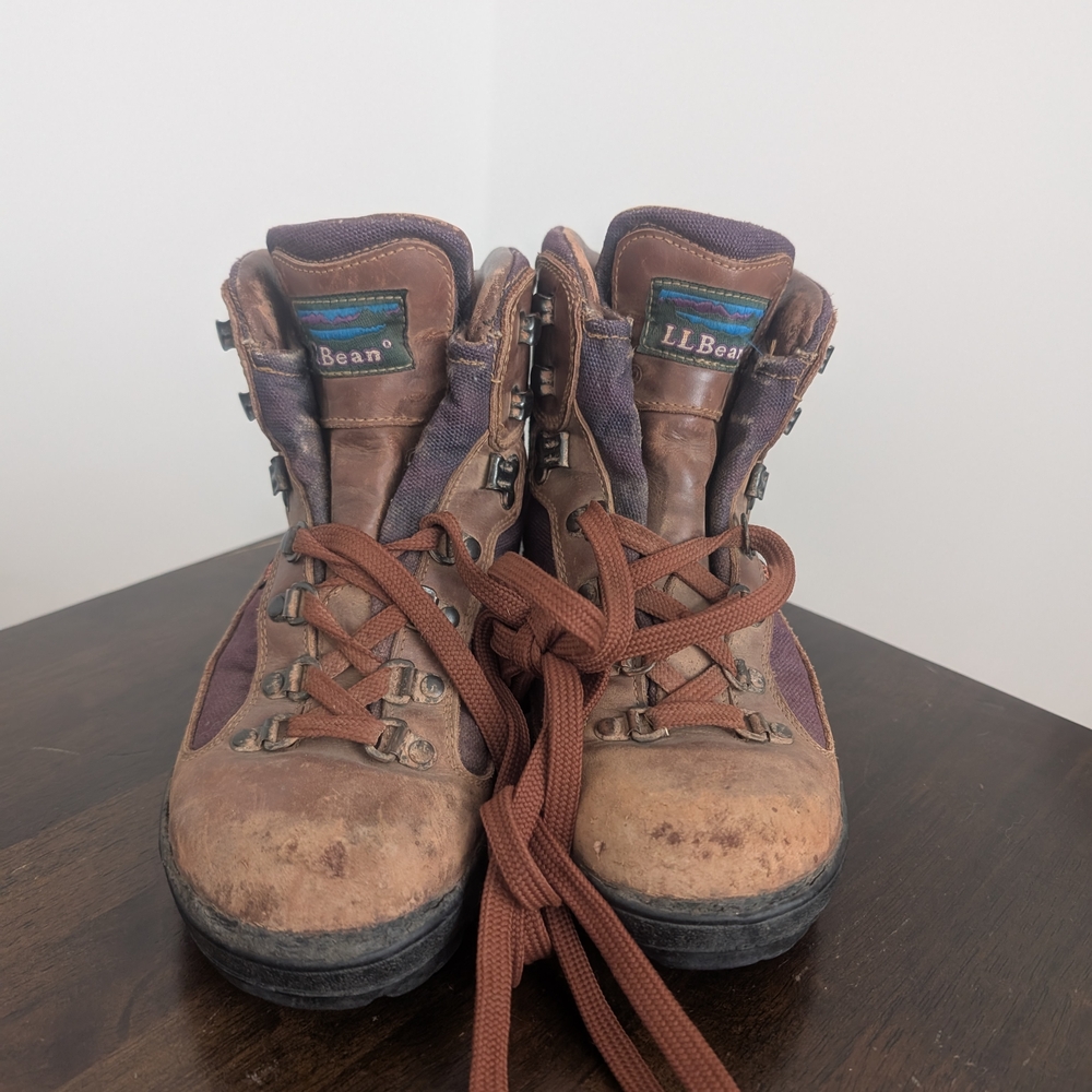 Vintage L.L. Bean Brown Hiking Boots
